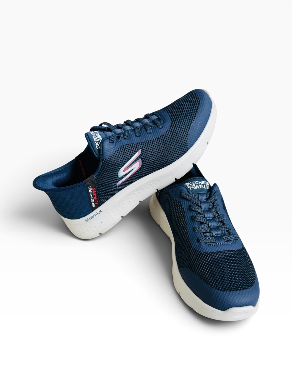 Skechers GOwalk Slip-ins Men’s Size 9.5 Navy Blue Walking Shoes Memory Foam